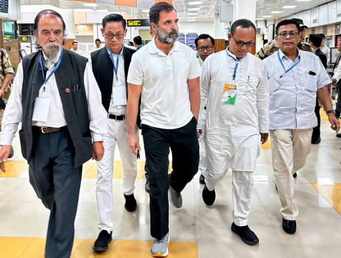 Manipur: Rahul takes chopper to reach Churrandpur